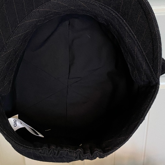 Stylish Pin Stripe GAP Bakers Boy Hat With Bow - Picture 6 of 10